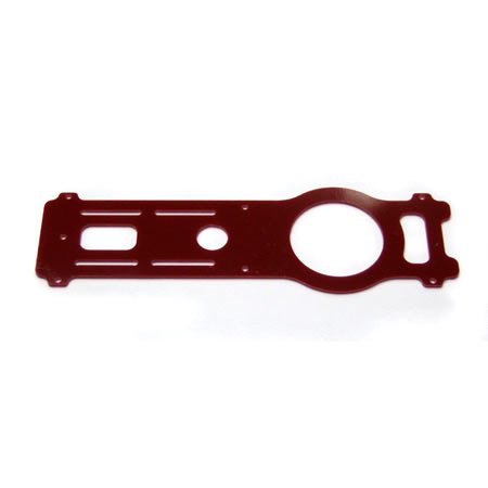 "G-10 Bottom Plate 2mm, Red: T-REX 550" "G-10 Bottom Plate 2mm, Red: T-REX 550"