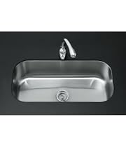 Hot Sale KOHLER K-3376-NA Undertone Extra-Large, Single-Basin Undercounter Kitchen Sink