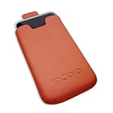 iPod Touch Elegant Sleeve Case with Fine Stitching - (8 Color Options) (Burnt Orange)