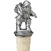 Santa Claus Genuine Pewter Wine Bottle Stopper - 20-337