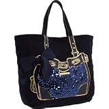 Juicy Couture Sequin Embellished Daydreamer Tote Regal