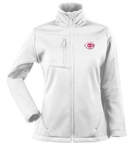 Cincinnati Reds Womens Traverse Jacket (White) - Large