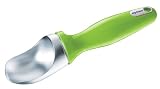 Zyliss 71372 Metal Ice-Cream Scoop with Ergonomic Plastic Handle, GREEN