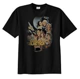 Battlestar Galactica DISTRESSED POSTER Classic Black Kids Youth T-shirt Tee Shirt