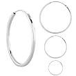 FOJO's Sterling Silver Hoop Earrings Set
