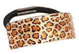 France Luxe Rectangle Ponytail Holder - Panther