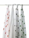31U5ly%2BsQLL. SL160  Aden & Anais Mod Turtle Swaddle Wraps 4 Pack