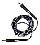 Adjustable 9' foot speed jump rope in black