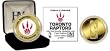 TORONTO RAPTORS 24KT Gold and Color Team Logo Coin