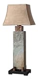 Uttermost 37-Inch Tall Slate Tall Table Lamp