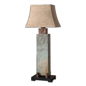 Uttermost 37-Inch Tall Slate Tall Table Lamp by Uttermost