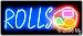 Neon Sign - Rolls - Large 13 x 32