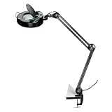ALVIN� Large Swing Arm Magnifier Lamp Black by Alvin