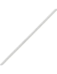Sterling Silver 18 Inch 2mm Hollow Polished Mesh Chain Necklace - 18 Inch