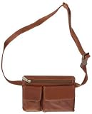 Piel Leather Two-Pocket Waist Bag