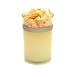 spanish gardenia petal topped candle