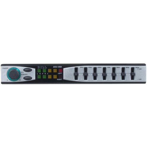 NEW BOSS AUDIO AVA-1202 7-BAND PREAMP EQUALIZER 