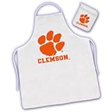 CLEMSON TIGERS OFFICIAL CHEF'S APRON + OVEN MITT