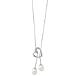 Sterling Silver Two Become One Sentimental Expressions Necklace