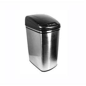 <b>Trash Can - Touchless Infrared 8 Gallon - Stainless Steel</b>