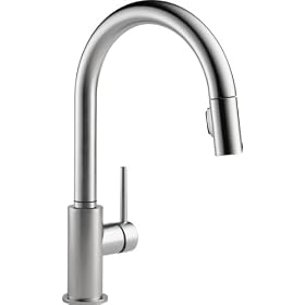 Delta 9159-AR-DST Single Handle Pull-Down Kitchen Faucet, Arctic Stainless
