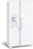 Frigidaire Gallery Series GHSC39ETJB 22.6 cu. ft. Counter-Depth Side-by-Side Refrigerator with 3 Glass Shelves, Gallon Door Storage, 3 Humidity Controls, External 7 Button Ice/Water Dispenser and Requires Custom Panels: Black Trim
