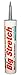 Sashco Big Stretch Acrylic Latex High Performance Caulking Sealant, 10.5 oz Cartridge, Gray