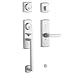 Baldwin 85385.264.1RH Soho Single Point Lock Right Hand Handleset with Soho Lever, Satin Chrome