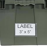 Quantum Storage Adhesive Clear Label Holder - 3in. x 5in. Size