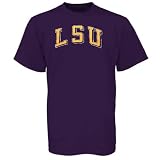 Champion LSU Tigers Purple Arch Lettering T-shirt at Champion