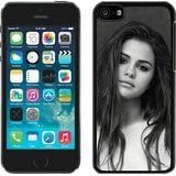 iPhone 5C Selena Gomez Black Shell Cover Case,Luxury Cover