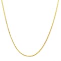 14K Yellow Gold Round Wheat Chain