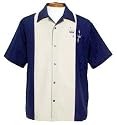Retro Button Up Bowling Shirt -- KingPin