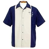 Retro Button Up Bowling Shirt -- KingPin by Bowling Concepts