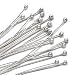 Fancy Bali Sterling Silver Ball Head pins 24 Ga. - 2 In. (10)