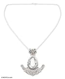 Quartz necklace, 'Serenity' 18.1 L