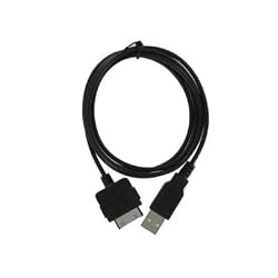 Zune HD 16GB 32GB Accessories. Premium Black 2-In-1 USB Data Hotsync & Chargi...