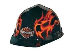 Harley Davidson - Safety Wear H-D Flames Hard Hat, Black