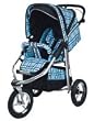 Baby Bling BBPB333P Metamorphosis Jogging Stroller, Papillian Blue (Open BOX)