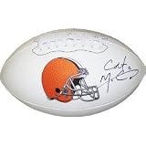 COLT MCCOY SIGNED AUTOGRAPHED FOOTBALL CLEVELAND BROWNS COA + HOLOGRAM