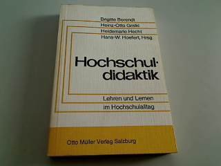 Buch - Cover Hochschuldidaktik. Lehren und Lernen im Hochschulalltag - Brigitte Berendt - Otto Müller Verlagsges.