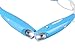 Blue Wireless Bluetooth Version 4.0+EDR HV-800 Neckband Sport Stereo Universal Headset Headphone for Smartphone