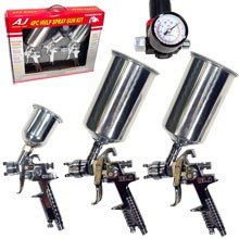 4 Piece Professional HVLP Spray Gun Kit (8SPRGUN264-04) by Pit Bull