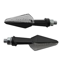 Blinker LED SPIKE, schwarz, Paar, E-gepr.