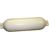 Taylor Made Hull Guard Inflatable Vinyl Fender 4.5-in x 16-in, White