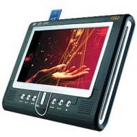 Childrens Toyshop  Electronics : Nu Cinetrek WDR800 8.5 inch region free DVD player with FM transmitter 