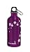 Green Bottle TGB014 20-Ounce Reusable Stainless Steel Water Bottle with Screw Tops, Elegant Cherry Blossom