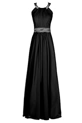 Plus Size A-line Chiffon Sleeveless   Crystal Backless Evening Dress/Bridesmaid Dress/Prom Dress/Party Dress  with a Brush/Sweep Train  With a Bow(s) and Ruffles