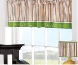 Southern Living Zootopia Valance, Green/White