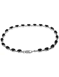 14k Gold Tennis Bracelet with Genuine Sapphires
